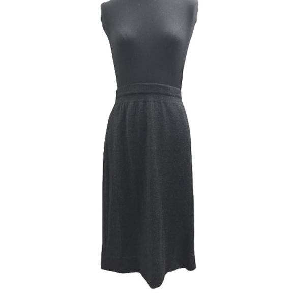 Vtg 60s 2 PC Rodier Paris France Sweater Knit Top & Skirt Set M - Picture 7 of 8